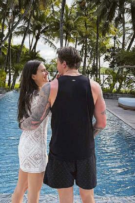 Holly & Adam's paradise getaway