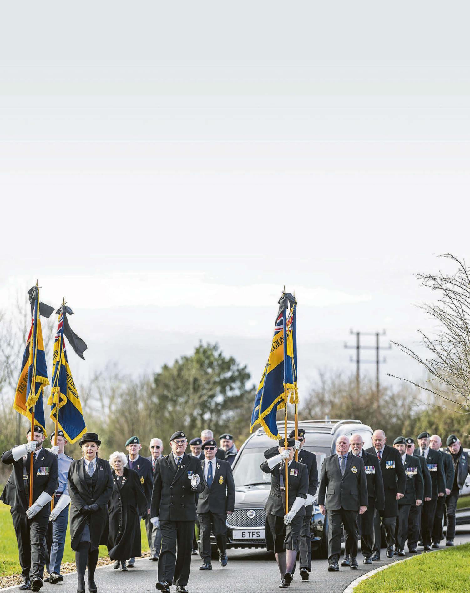 Funeral fit for a hero