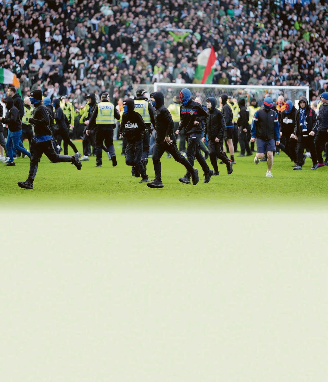 FANS INVADE AT RANGERS