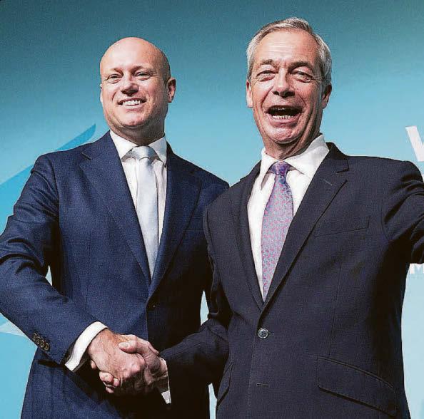 FARAGE'S NHS PLANS CHAOS