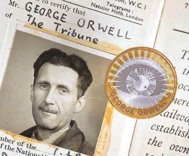 George Orwell coin a feast for the eye