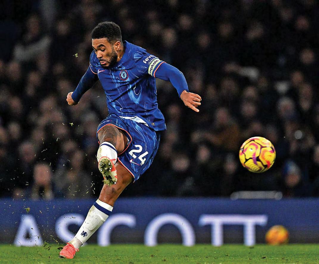 REECE RESCUES A POINT FOR BLUES