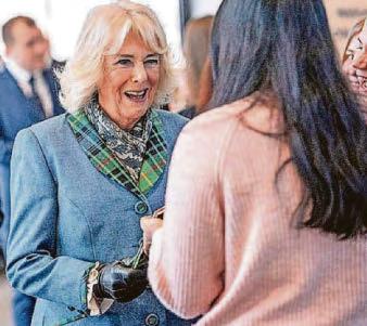 Chancellor Camilla finds university visit's music to her ears