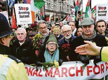 Three more charged over pro-Palestinian demo