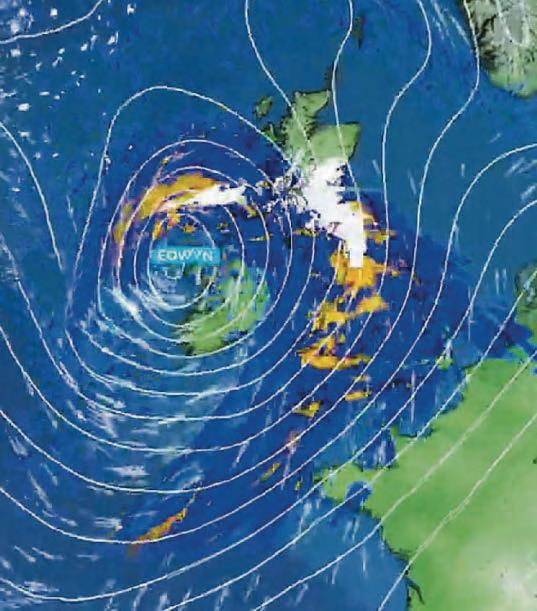 Eowyndy days ahead as 80mph storm roars in