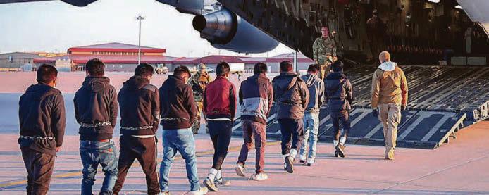 Trump has 600 'illegal criminal' migrants deported