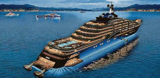 Businessman handed £730k bill after row over designs for the 'world's biggest yacht'