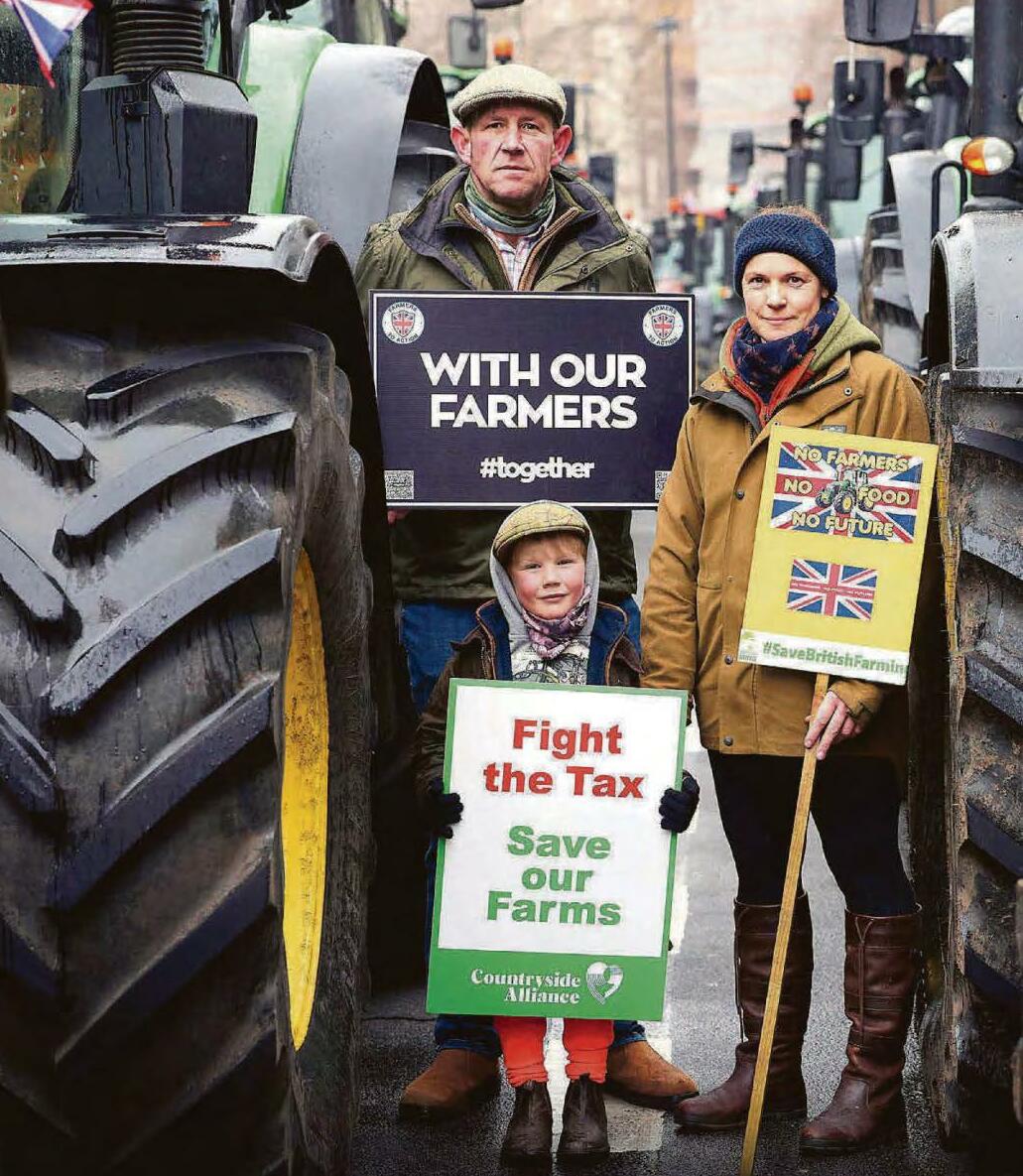 'STOP THE TAX SO I CAN BE A FARMER LIKE MY MUMMY AND DADDY!'