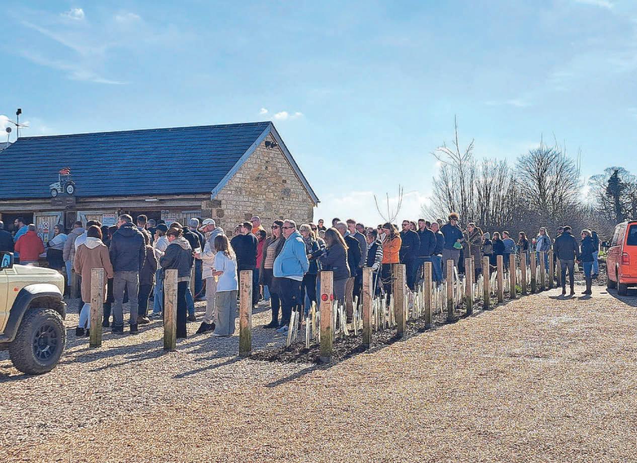 Big queues at farm shop to sample Clarkson's top gear