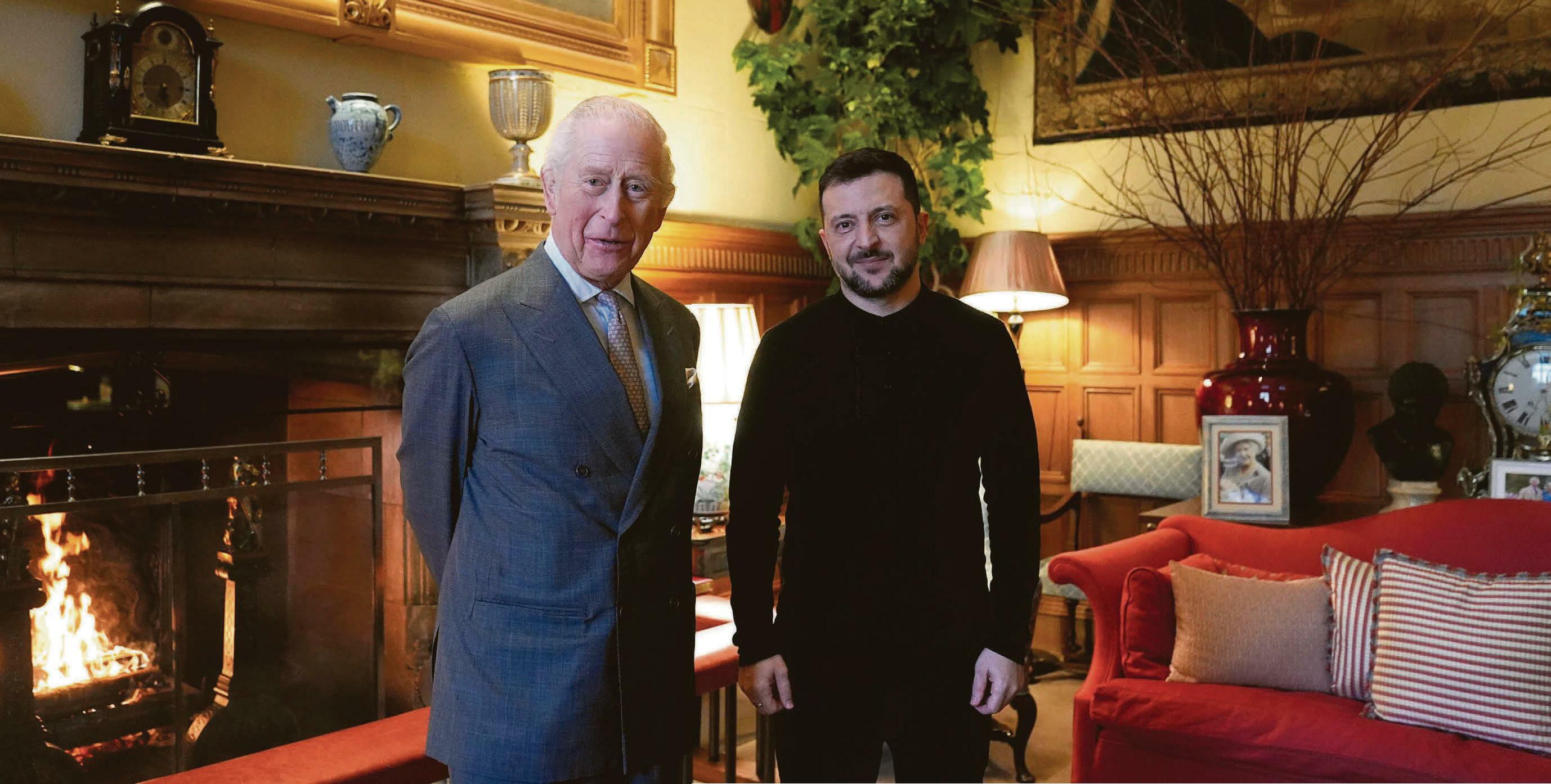 King keeps home fires burning for Kyiv