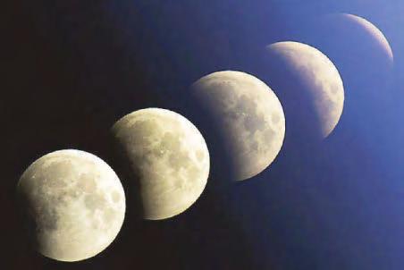 Moon's reddy for its 6.30am close-up