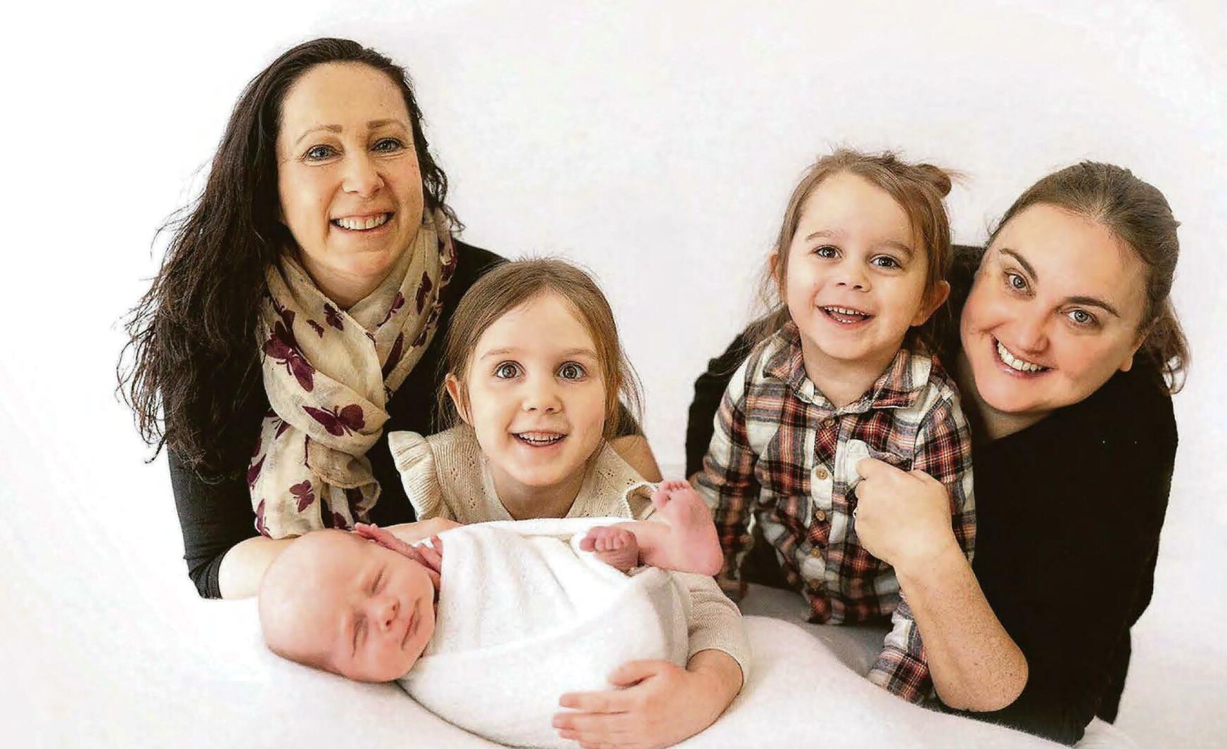 The miracle triplets born six years apart