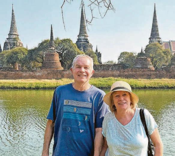 'I brought my husband's ashes home in a backpack after he died abroad'