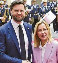 Vance gag gaffe with Italy's PM