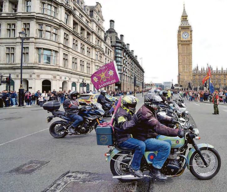 Bikers protest over Troubles U-turn