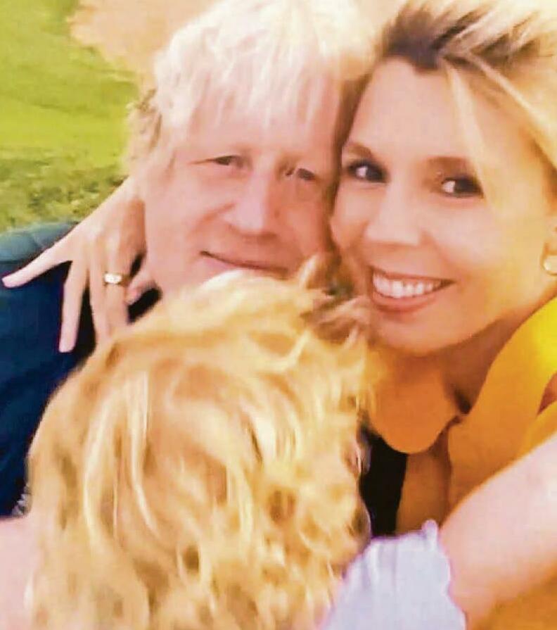 Boris's youngest boy's hair comes as little shock