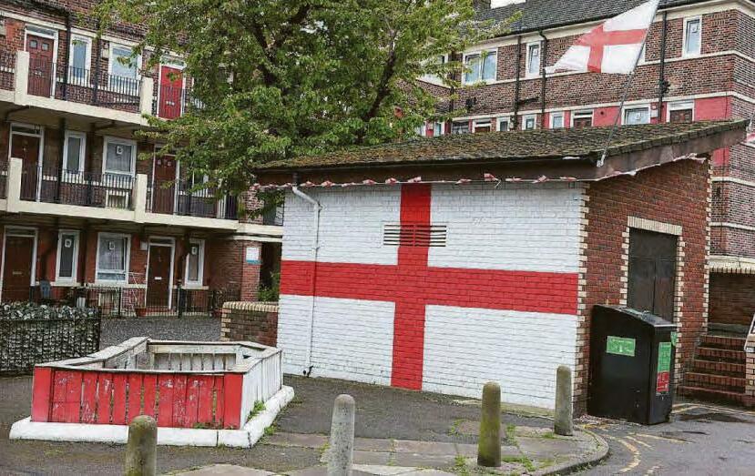 Proud estate's St George display hit by worries over racism stigma