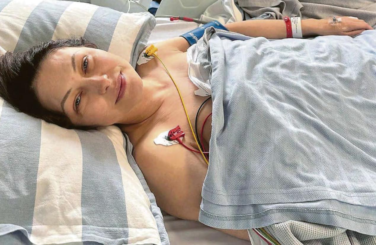 Emma Willis' praise for 'incredible medics' after hole in the heart surgery
