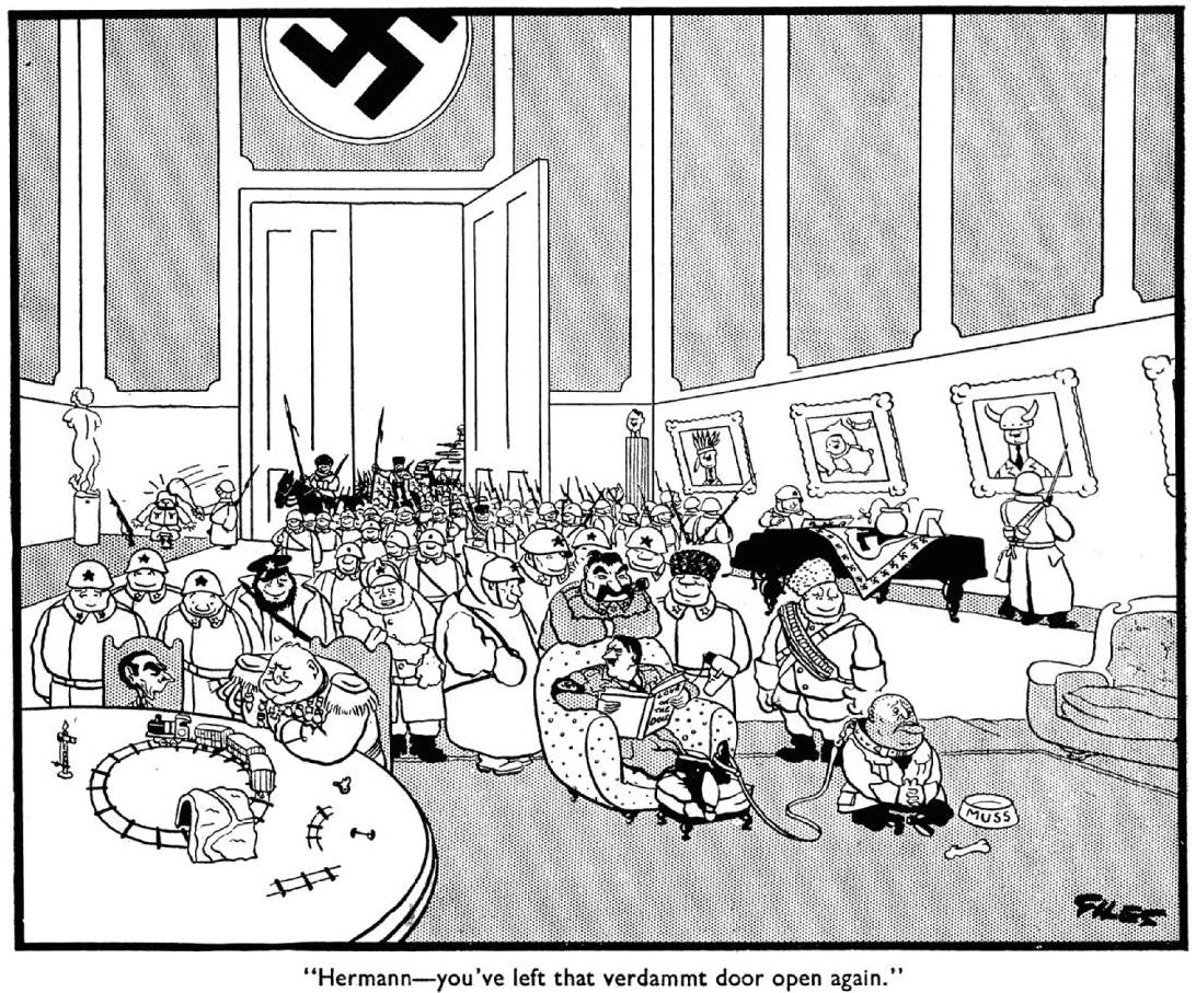 The Express cartoonist on Hitler's 'death list'
