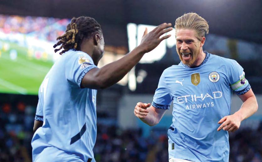 Just De ticket for Pep's departing ace