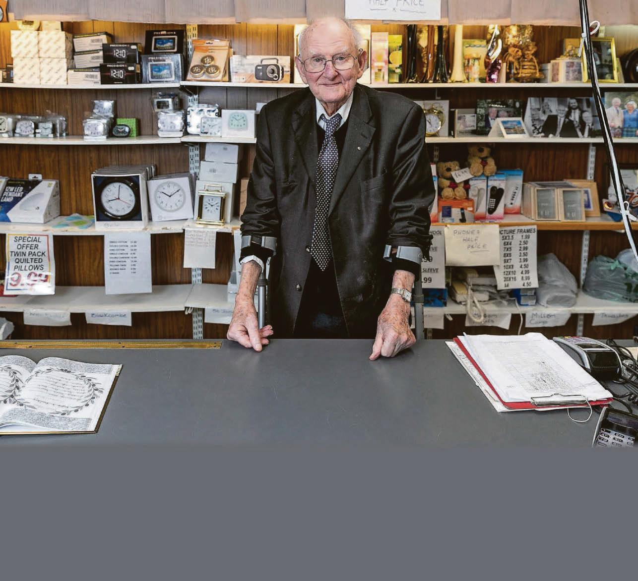 Oldest shopkeeper is still serving at 100