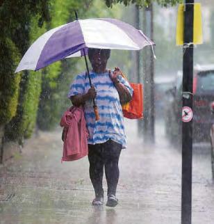 Pour us! Floods and thunderstorms hit before sun returns