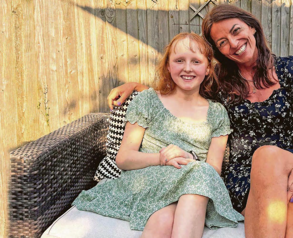 Davina had the same kind of tumour as Kirsty... speaking to her was uplifting'