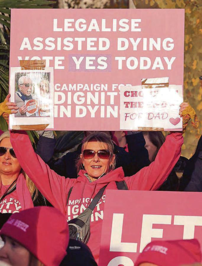 Crucial votes in fight for assisted dying law