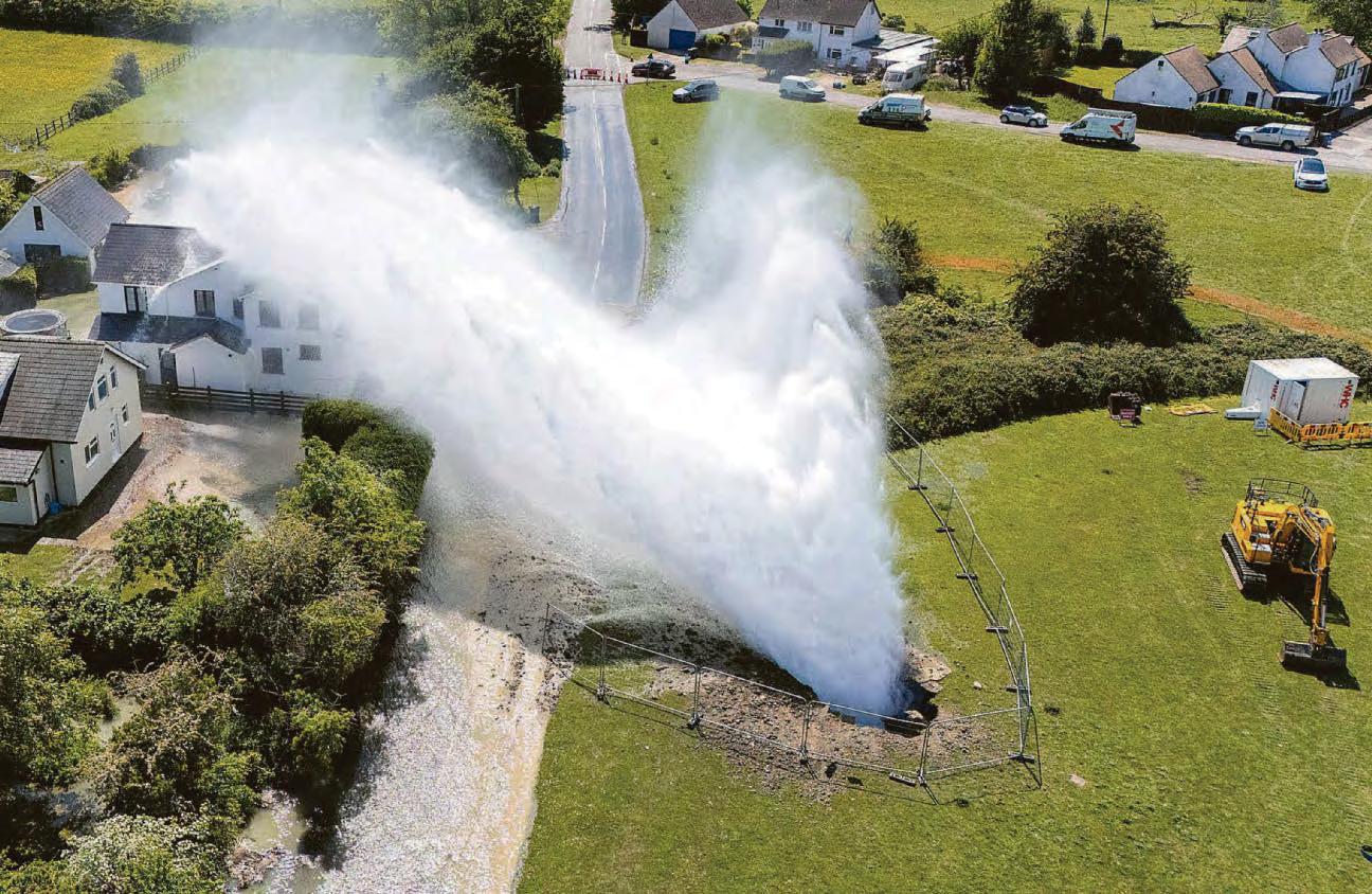 100ft of water's spout of order