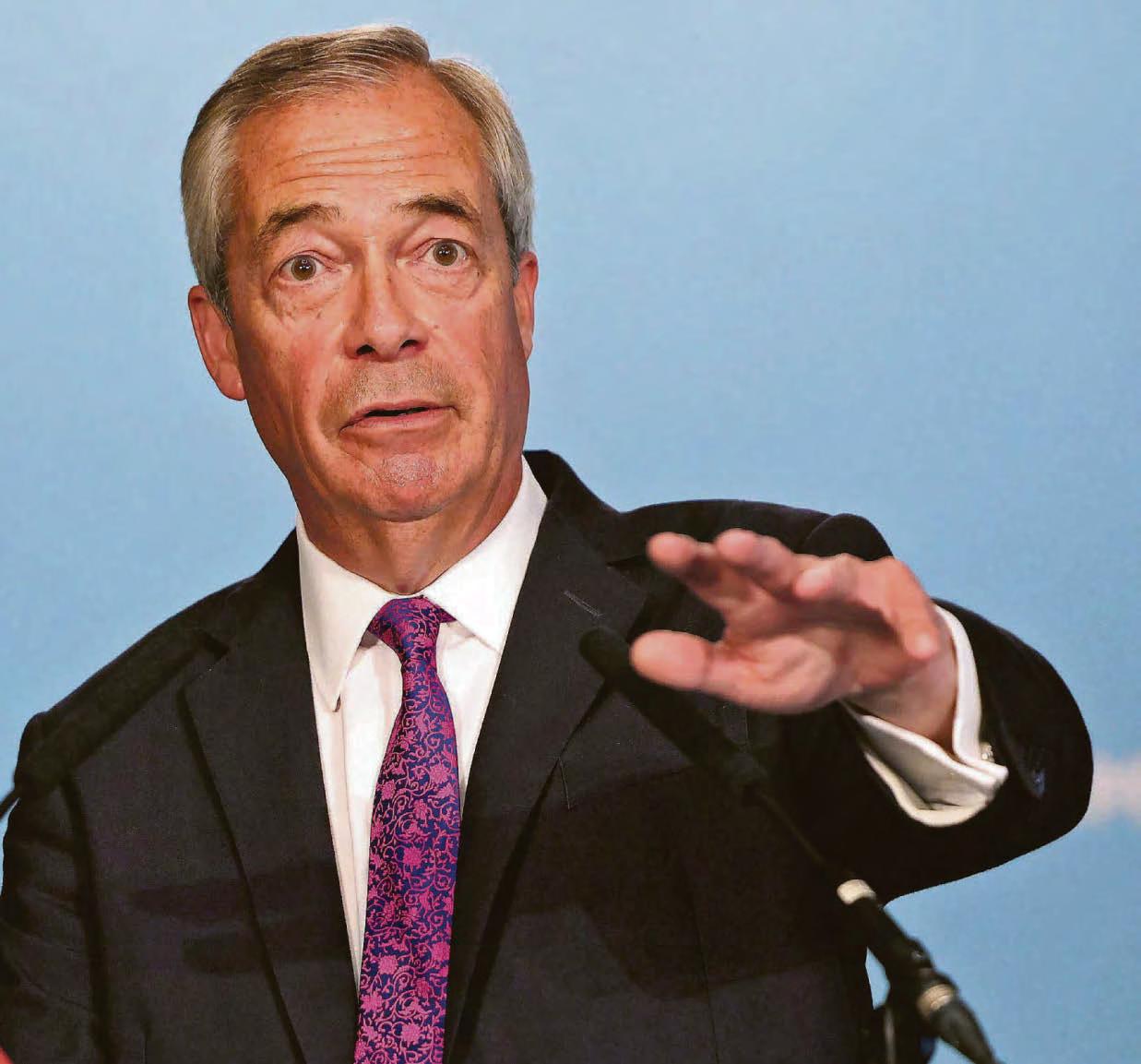 Farage declares Reform 'really are the party of working people' as he vows £350bn giveaway