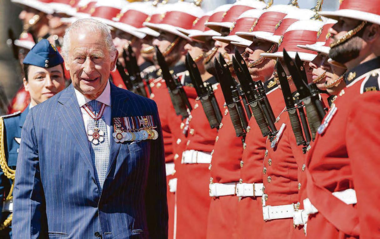 Charles stands firm with 'strong and free' Canada