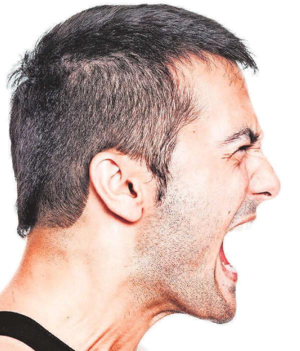 'Feeling angry was giving me a bad back'