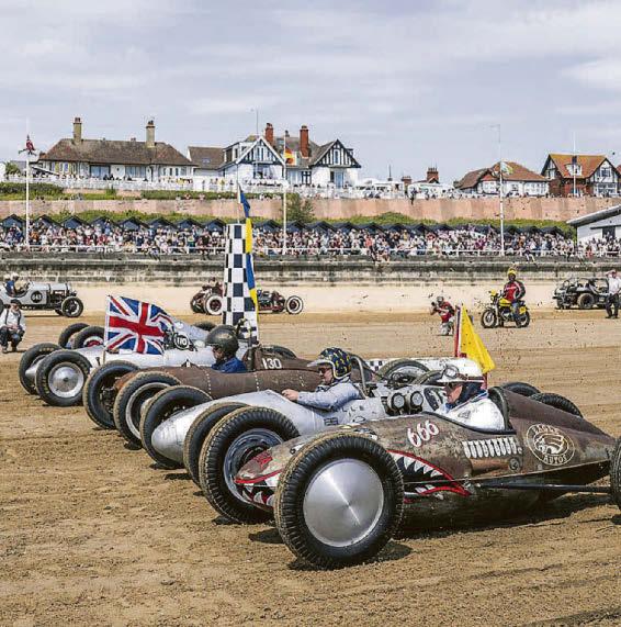 Is this Sands Hatch? Classic cars join race on the beach