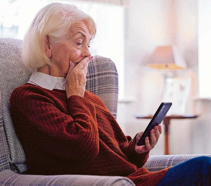 Mobile mix-up stresses out senior