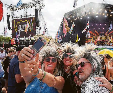 Forever young... the new Glasto legend