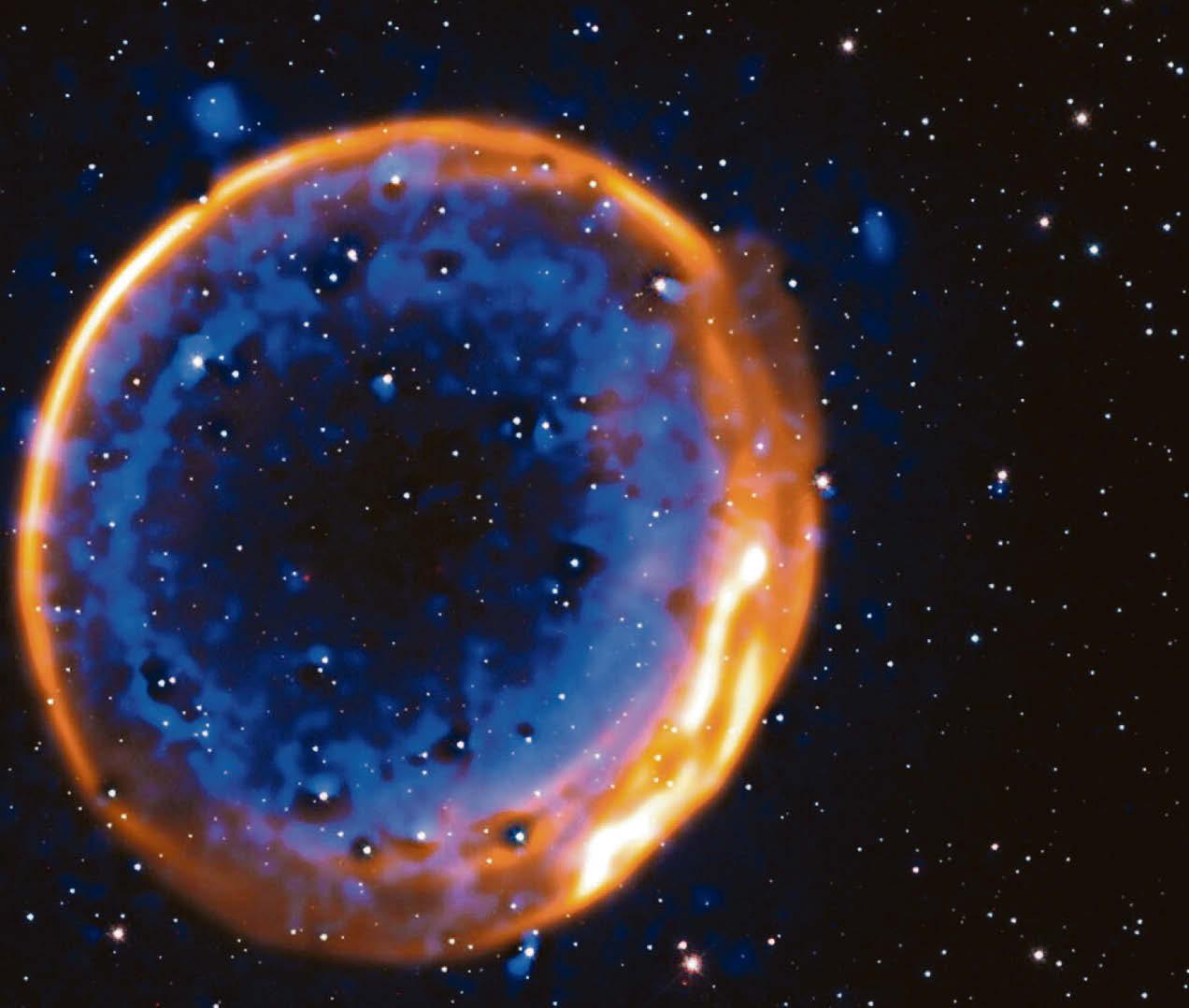 Double-death star that exploded twice