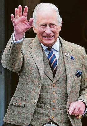 King has a day of shear enjoyment