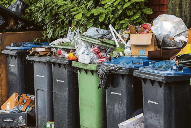 Rubbish piles up as Brum strike enters sixth month