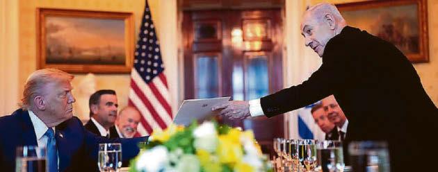 Netanyahu puts forward Trump for peace prize