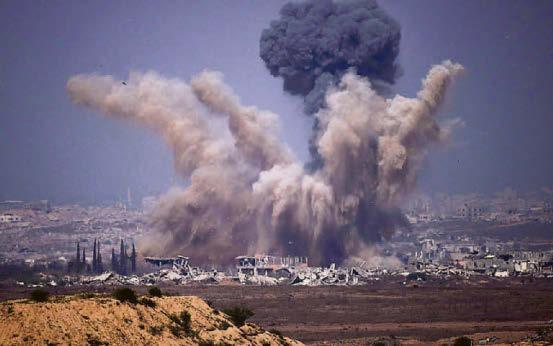 Israel bombs Gaza as talks on hostage release continue