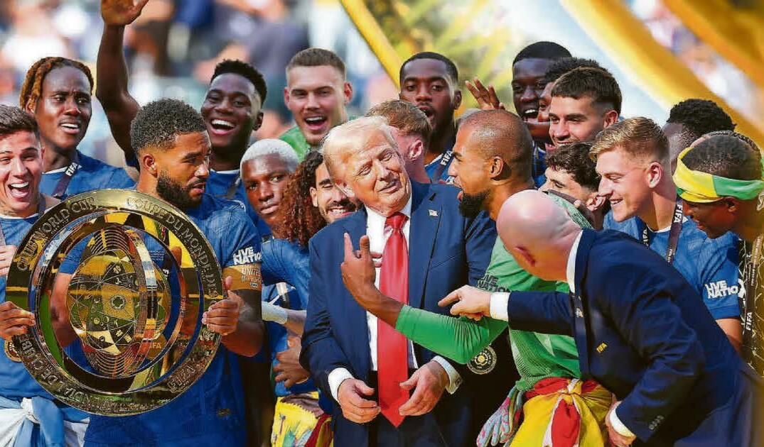 Chelsea power show as Trump crashes cup celebrations