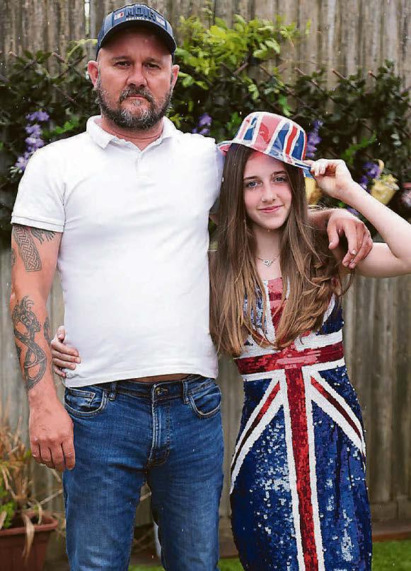 Girl, 12, was vilified for her British pride