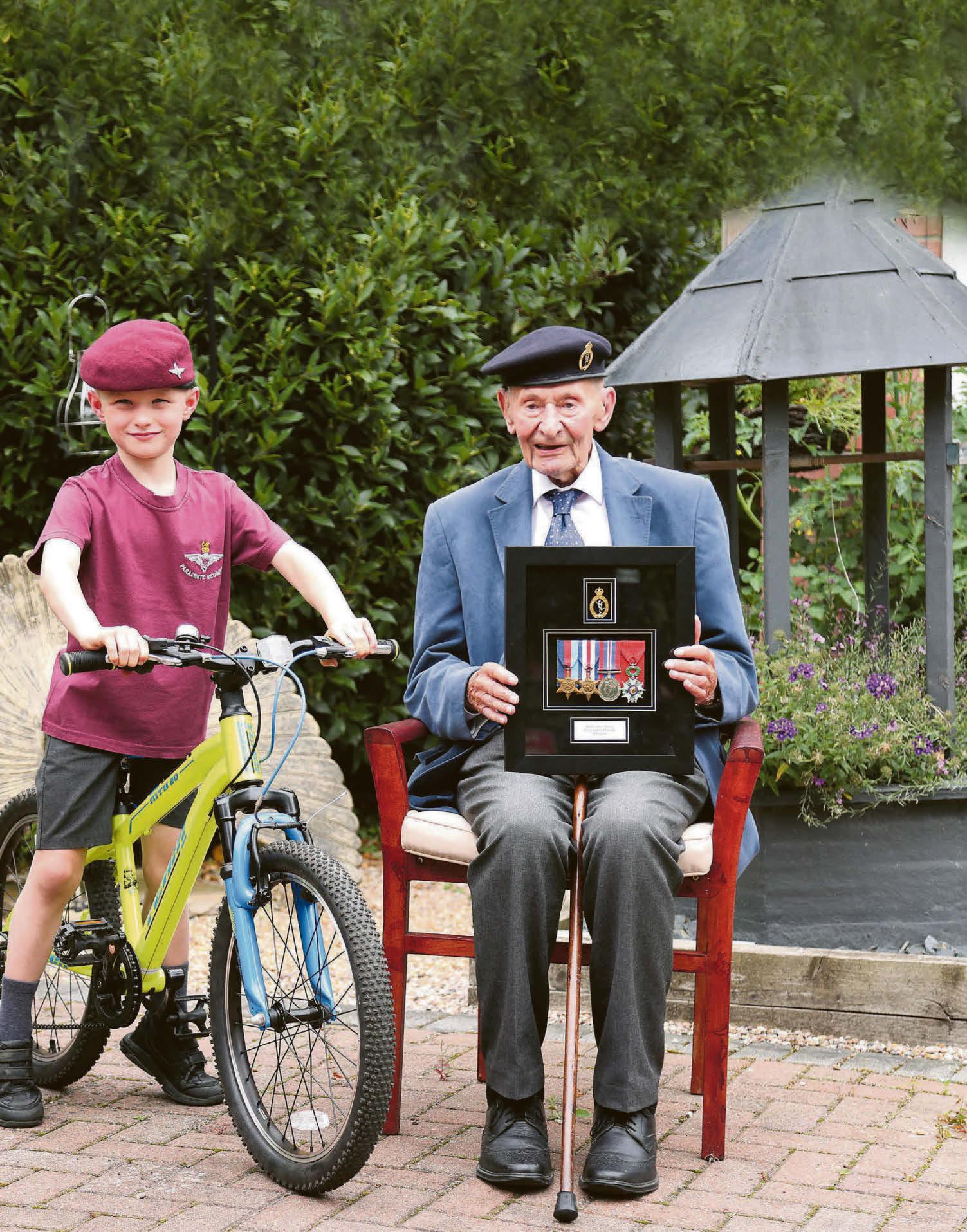 Six-year-old Alfred in 100-mile mission to help his D-Day hero pal, 100