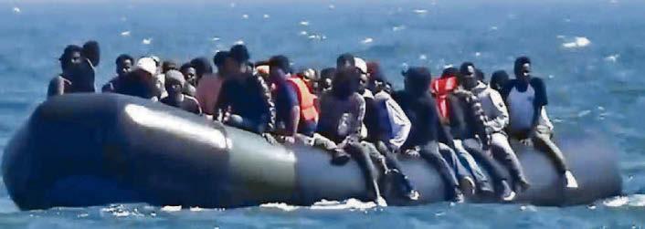 Rough sea no deterrent as 50,000th arrival reaches our shore since Labour won power