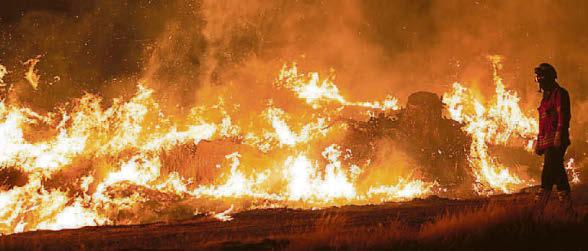BATTLE AGAINST BLAZES AS SOUTHERN EUROPE IS SCORCHED