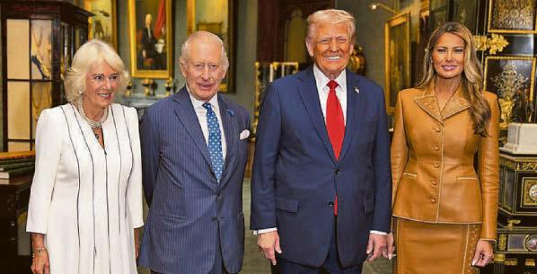 Trump hails 'the exquisite honour' of historic visit