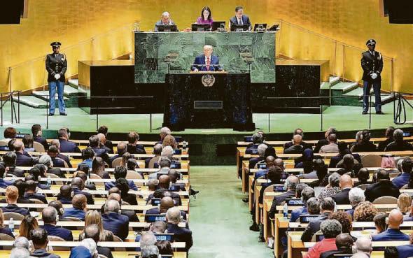 Trump tells UN: Your countries are going to hell over migration. It's time to end this experiment of open borders