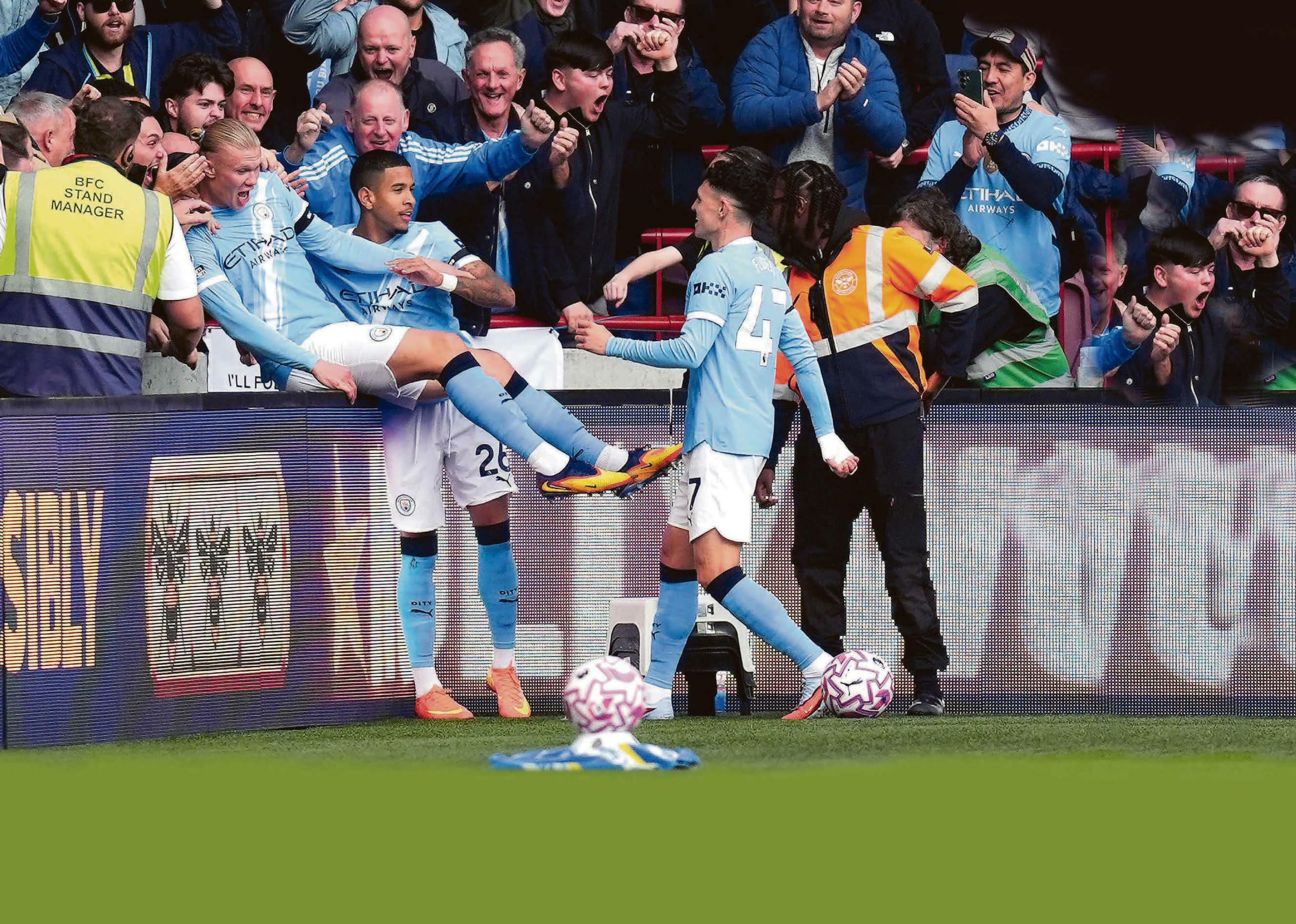 CITY SHOWING THEIR MUSCLE