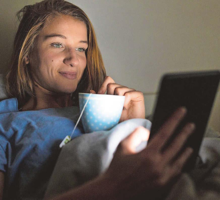 Will using e-reader at bedtime give me sleepless nights?