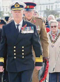 Mystery after uninvited 'fake' admiral joins Remembrance